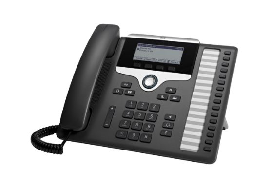 Image de Cisco 7861 Téléphone IP - Noir, argent (CP-7861-K9=)