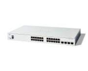 Image de Cisco Catalyst 1200-24T-4G Smart, 24 Port GE, 4x1GE SFP, Limited Lifetime Protection Switch - Blanc (C1200-24T-4G)
