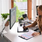 Image de Ergotron NX Series MONITOR ARM WHITE Support d'écran - Noir,Blanc (45-669-216)