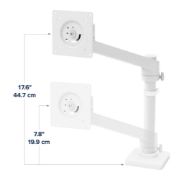 Image de Ergotron NX Series MONITOR ARM WHITE Support d'écran - Noir,Blanc (45-669-216)