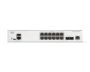 Image de Cisco Catalyst 1300-12XT-2X Managed, 12 Port 10G Copper, 2x10GE SFP+, Limited Lifetime Protection Switch - Gris (C1300-12XT-2X)