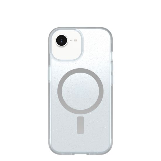 Image de OtterBox React pour MagSafe Series pour Apple iPhone 17e/16e/15/14/13, Stardust - ProPack - Transparent (77-98208)