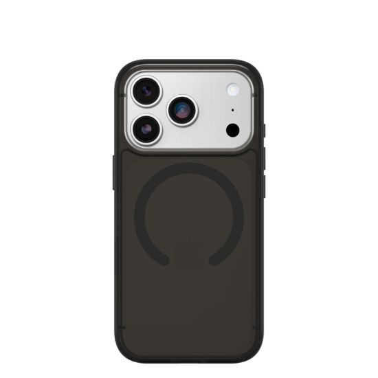 Image de OtterBox Symmetry Clear MagSafe Series pour Apple iPhone 17 Pro, noir Mist, noir - Noir,Transparent (77-98851)
