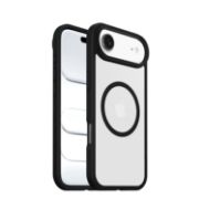 Image de OtterBox React MagSafe Series pour Apple iPhone Air, noir Crystal, transparente/noir - Noir,Transparent (77-98611)
