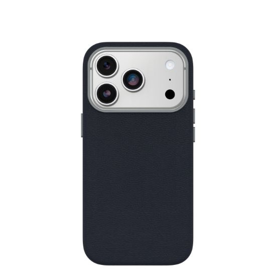Image de OtterBox Symmetry Cactus Leather Series pour Apple iPhone 17 Pro, Riverside - Bleu (77-99053)