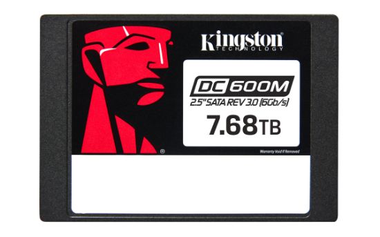 Image de Kingston Technology SATA Enterprise DC600M (usage mixte) 2,5” de 7 680 Go SSD (SEDC600M/7680G)