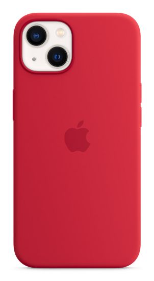 Image de Apple iPhone 13 Silicone Case with MagSafe - Red - Rouge (MC4E4ZM/A)