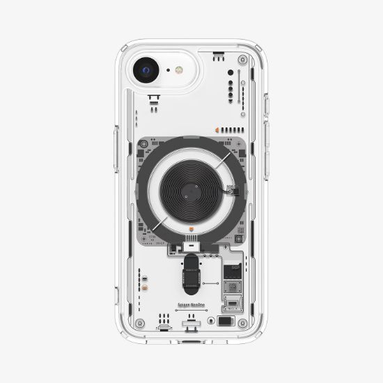 Image de Spigen Ultra Hybrid Neo One (MagFit) - Noir, Transparent (ACS09143)