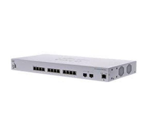Image de Cisco CBS350 Switch - Noir,Gris (CBS350-12XT-EU-RF)