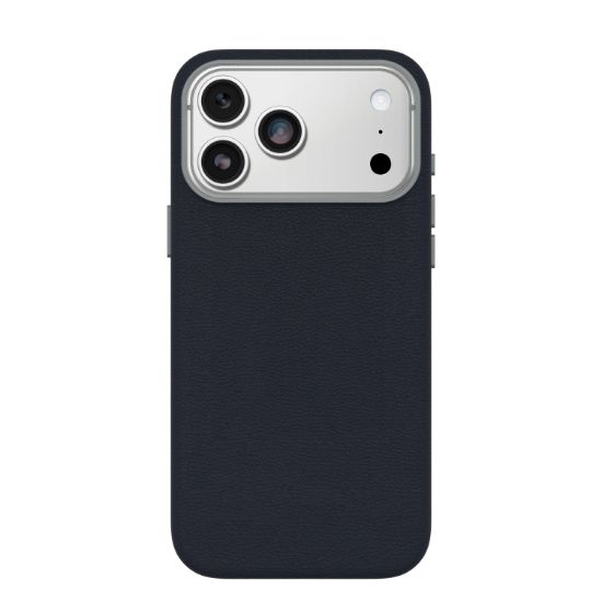 Image de OtterBox Symmetry Cactus Leather Series pour Apple iPhone 17 Pro Max, Riverside - Bleu (77-99069)
