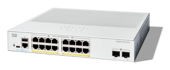 Image de Cisco Catalyst 1200 Switch - Gris (C1200-16P-2G)