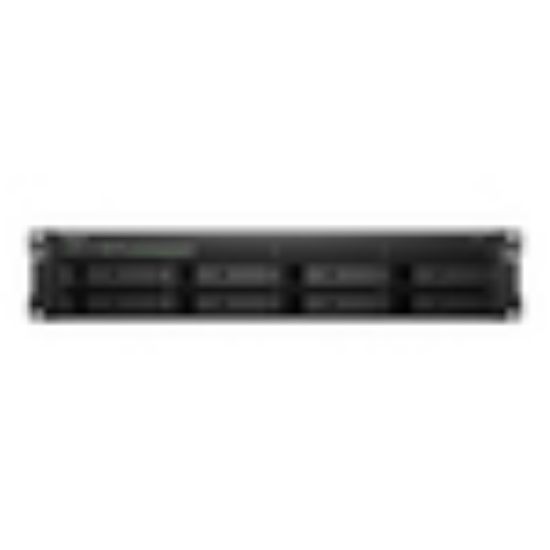 Image de Synology RackStation 2U, AMD Ryzen V1500B (4x 2.2GHz), 4Go DDR4, 8x 2.5"/3.5" SATA, 4x RJ-45, 2x USB 3.2 Gen 1, 1x eSATA, 250W Serveur de stockage de données - Noir (RS1221+)