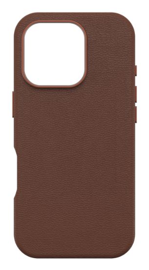 Image de OtterBox Symmetry Series Cactus Leather pour MagSafe pour iPhone 16 Pro, Rich Adobe - Marron (77-96321)