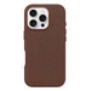 Image de OtterBox Symmetry Series Cactus Leather pour MagSafe pour iPhone 16 Pro, Rich Adobe - Marron (77-96321)