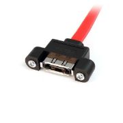Image de StarTech.com Câble eSATA à montage sur panneau 30 cm - F/M (ESATAPNLFM1)