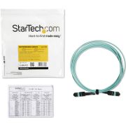Image de StarTech.com câble InfiniBand et à fibres optiques 3 m MPO/MTP Couleur aqua (MPO12PL3M)