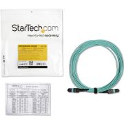Image de StarTech.com câble InfiniBand et à fibres optiques 5 m MPO/MTP Couleur aqua (MPO12PL5M)