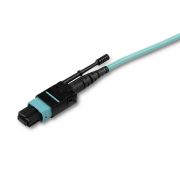 Image de StarTech.com Câble Fibre Optique Multimode OM3 de 2m MTP(F)/PC vers 4x LC/PC Duplex Breakout, OFNP, 8F Type-A, 50/125µm LOMMF, réseaux 40G, Faible Perte d'Insertion, Cordon de ... (MPO8LCPL2M)