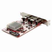 Image de StarTech.com Carte PCI Express USB 4 Ports - Carte d'Extension PCIe USB 10Gbps avec 2 Controlleurs - 2x USB-C & 2x USB-A (USB 3.2 Gen 2) - Carte PCI-e USB/USB-C - Full Pro ... (PEXUSB312A2C2V)