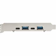 Image de StarTech.com Carte PCI Express USB 4 Ports - Carte d'Extension PCIe USB 10Gbps avec 2 Controlleurs - 2x USB-C & 2x USB-A (USB 3.2 Gen 2) - Carte PCI-e USB/USB-C - Full Pro ... (PEXUSB312A2C2V)