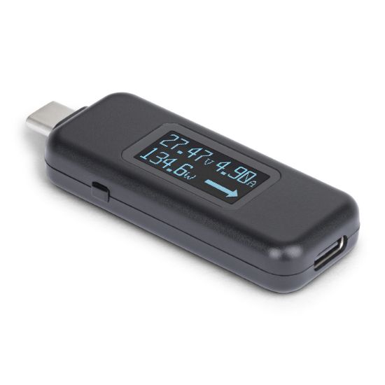 Image de StarTech.com Testeur de Puissance USB-C, Multimètre Numérique, Voltmètre et Ampèremètre Bidirectionnel, Jusqu'à 240W PD EPR, Testeur de Puissance Portable pour Câble et Po ... (USBC-PWRTESTER)