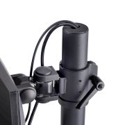 Image de StarTech.com Support de Bureau pour 2 Moniteurs Empilés Verticalement, Double 49", Poids total 32kg, Pince en C, Support pour 2 Écrans, Système VESA à Dégagement Rapi ... (H2MPV-MONITOR-MOUNT)