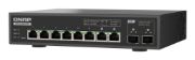Image de QNAP commutateur réseau Géré L2 10G Ethernet (100/1000/10000) Bureau Noir (QSW-L3208-2C6T)