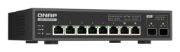 Image de QNAP commutateur réseau Géré L2 10G Ethernet (100/1000/10000) Bureau Noir (QSW-L3208-2C6T)