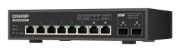 Image de QNAP commutateur réseau Géré L2 10G Ethernet (100/1000/10000) Bureau Noir (QSW-L3208-2C6T)