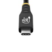 Image de StarTech.com Câble USB 4 de 2 m, 20 Gbps, Câble USB-C Certifié USB-IF, PD EPR 240 W, DP 1.4 4K 120 Hz, Gaine TPE, Cordon USB-C Noir (CC2M20GUSB4TP)