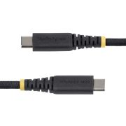 Image de StarTech.com câble USB USB 2.0 1 m USB C 0,48 Gbit/s 60 W Noir (USB2CC1MNCBR)