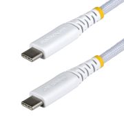 Image de StarTech.com câble USB USB 2.0 2 m USB C 0,48 Gbit/s 60 W Blanc (USB2CC2MNCBRWH)