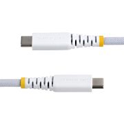 Image de StarTech.com câble USB USB 2.0 2 m USB C 0,48 Gbit/s 60 W Blanc (USB2CC2MNCBRWH)