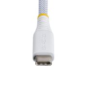 Image de StarTech.com câble USB USB 2.0 0,3 m USB C 0,48 Gbit/s 60 W Blanc (USB2CC30CMNCBRWH)