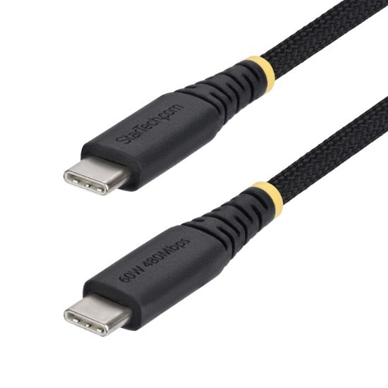 Image de StarTech.com câble USB USB 2.0 3 m USB C 0,48 Gbit/s 60 W Noir (USB2CC3MNCBR)