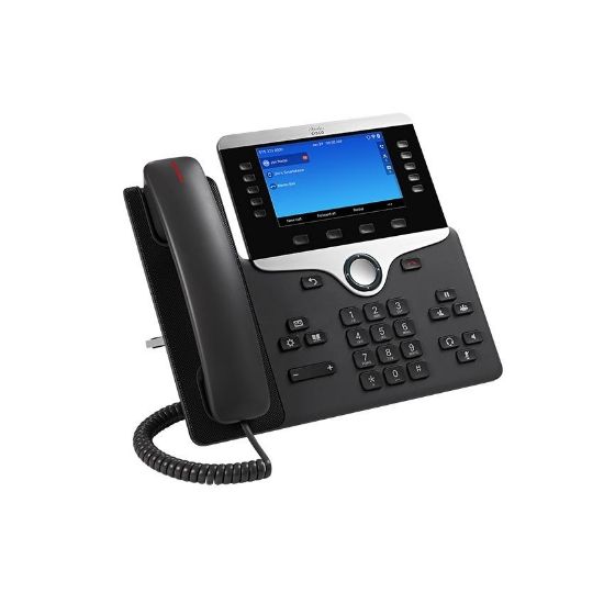 Image de Cisco 8861 téléphone fixe Noir, Argent Wifi (CP-8861-3PCC-K9=)