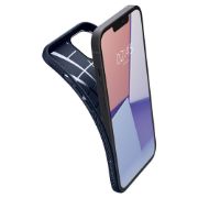 Image de SPIGEN iPhone 13 Case Liquid Air, navy blue - Bleu (ACS03520)