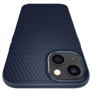 Image de SPIGEN iPhone 13 Case Liquid Air, navy blue - Bleu (ACS03520)