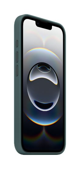 Image de Apple Coque en silicone pour iPhone 16e – Vert lacustre (MD3X4ZM/A)