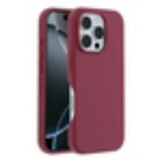 Image de OtterBox Symmetry Series Cactus Leather pour MagSafe pour iPhone 16 Pro, Maroon Bells - Rouge (77-96313)