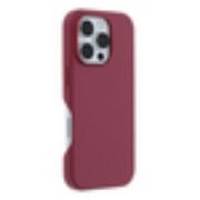 Image de OtterBox Symmetry Series Cactus Leather pour MagSafe pour iPhone 16 Pro, Maroon Bells - Rouge (77-96313)
