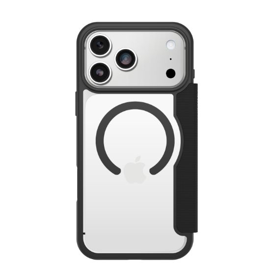 Image de OtterBox React Folio MagSafe - Noir, Transparent (77-98589)