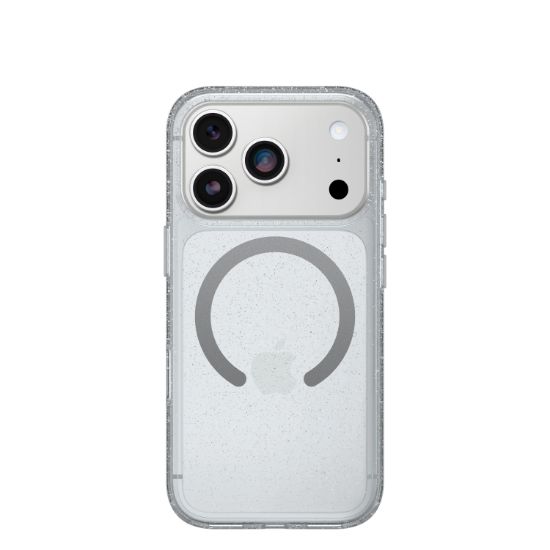 Image de OtterBox Symmetry Clear MagSafe Series pour Apple iPhone 17 Pro, Stardust - Transparent (77-98838)