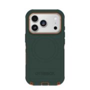 Image de OtterBox Defender Pro MagSafe Series pour Apple iPhone 17 Pro, Coopersmith - Vert (77-98388)