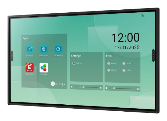 Image de Sharp LM431 Écran plat interactif 109,2 cm (43") LED Wifi 500 cd/m² 4K Ultra HD Noir Écran tactile Intégré dans le processeur Android 14 18/7 (PNLM431)