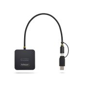 Image de StarTech.com Dock Adaptateur USB-C/USB-A vers M.2 NVMe, 10 Gbps, Lecteur SSD Externe M.2 NVMe Sans Outil, B+M/M-Key (1USB3-NVME-DOCK)