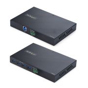 Image de StarTech.com Extension USB 3.0 à 4 Ports sur Ethernet Jusqu'à 100m via un Câble RJ45 Cat6a / Cat7 / Cat8, Extension pour Périphériques USB Distants, Hub 4xUSB-A 5 Gbp ... (C10043-USB-EXTENDER)