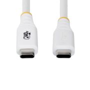 Image de StarTech.com Câble de Recharge USB-C de 2m, Résistant et Ultra-Souple, PD EPR 240W (5A), Câble de Recharge USB 2.0 pour PC Portable, Certifié USB-IF, Câble de Recharg ... (S2CEPR2MW-USB-CABLE)