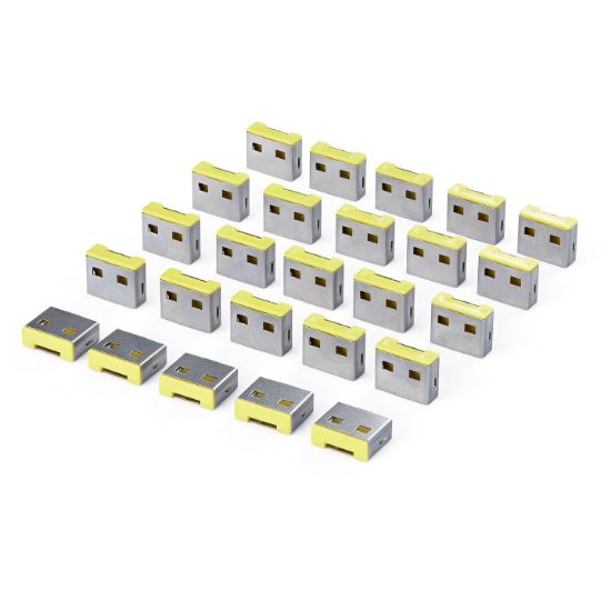 Image de StarTech.com Bouchons de Remplacement pour Bloqueur de Port USB-A, lot de 25 Inserts Verrouillables Compatibles USB-A-PORT-BLOCKER, Caches Antipoussière USB-A Réutilisa ... (25P-USB-A-BLOCKER)