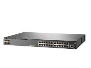 Image de HP E Aruba Networking 2930F 24G PoE+ 4SFP+ Switch - Gris (JL255A#ABB)